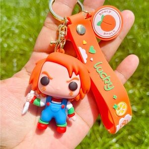 CHUCKY Lucky Orange Keychain Horror